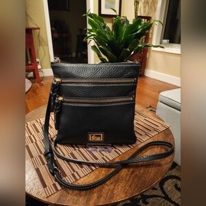 Dooney Bourke Navy Blue Leather Crossbody Bag